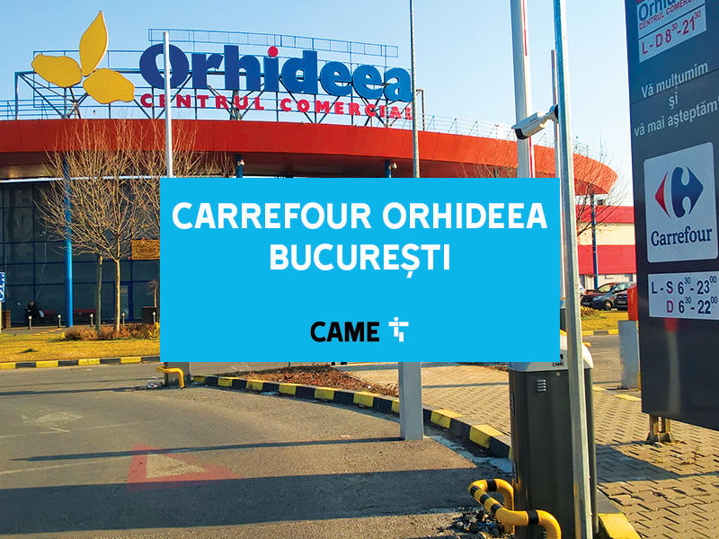 Parcare Automată | Carrefour Orhideea Bucuresti | Gard4 & Gard8 cameromania.com
